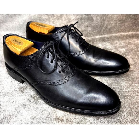 Cole Haan C28883 Plain Toe Oxford Black Leather 11.5M India main image 7